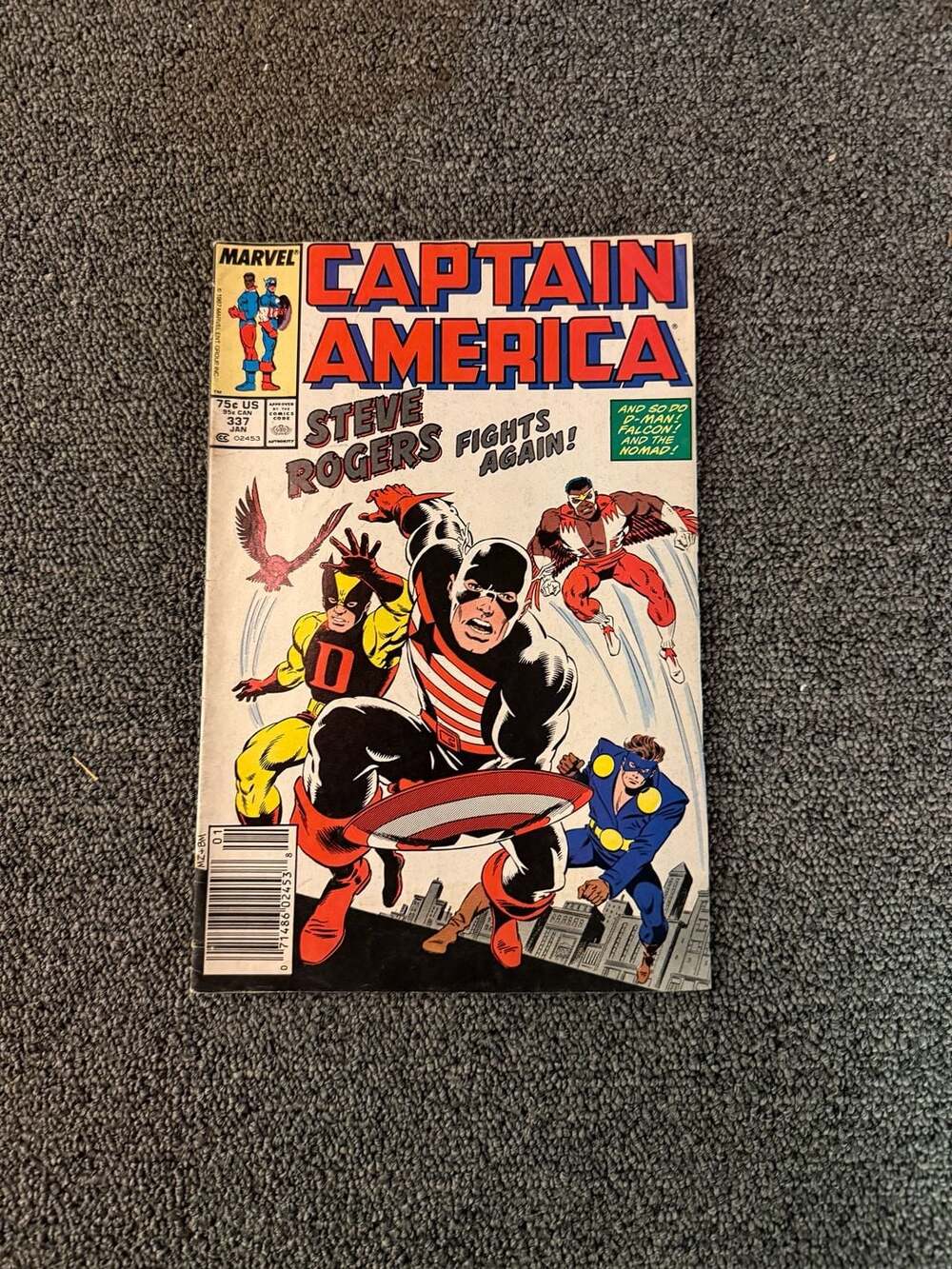 Marvel Captain America No. 337 Comic Book 1987